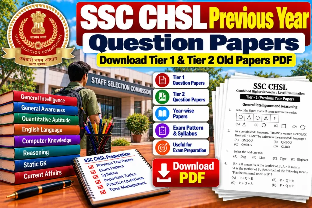 SSC CHSL Previous Year Question Papers