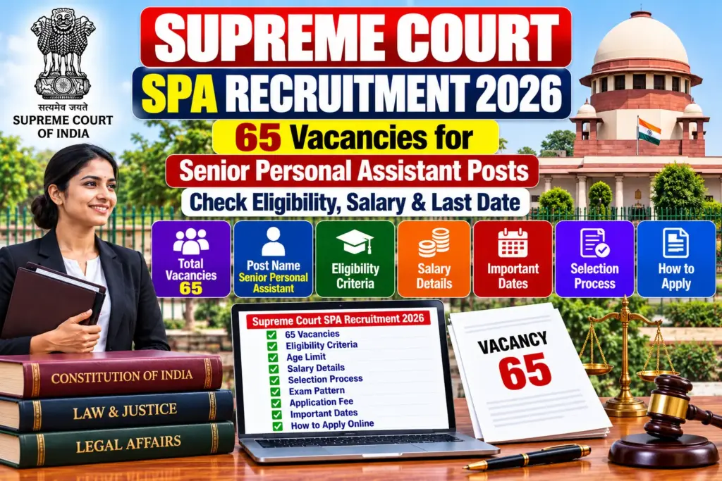 Supreme Court SPA Recruitment