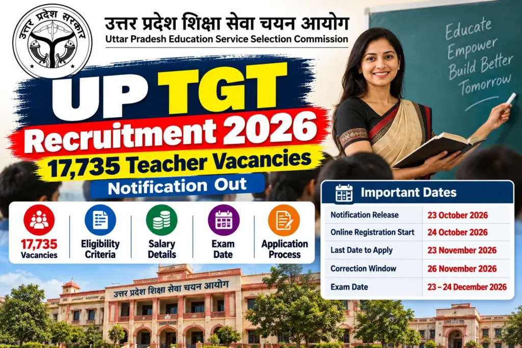 UP TGT Recruitment 2026