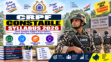 CRPF Constable Syllabus 2026: Check Complete Syllabus, Exam Pattern, Subject-Wise Topics & Preparation Strategy