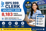 IBPS RRB Clerk Vacancy 2026: 8,183 Posts Announced, Check Eligibility, Dates and State-Wise Vacancy