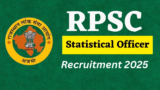 RPSC Statistical Officer Recruitment 2025 – Apply Online for 113 Vacancies