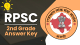 RPSC 2nd Grade Teacher Answer Key 2025-Download at rpsc.rajasthan.gov.in