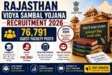 Rajasthan Vidya Sambal Yojana Recruitment 2026: 76,791 Guest Faculty Posts, Check Eligibility, Salary and Selection Process